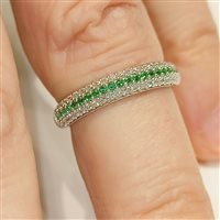 Anello Vidali Gioielli Donna in Oro bianco Zircone ANOR-42-34 - ANOR-42-34